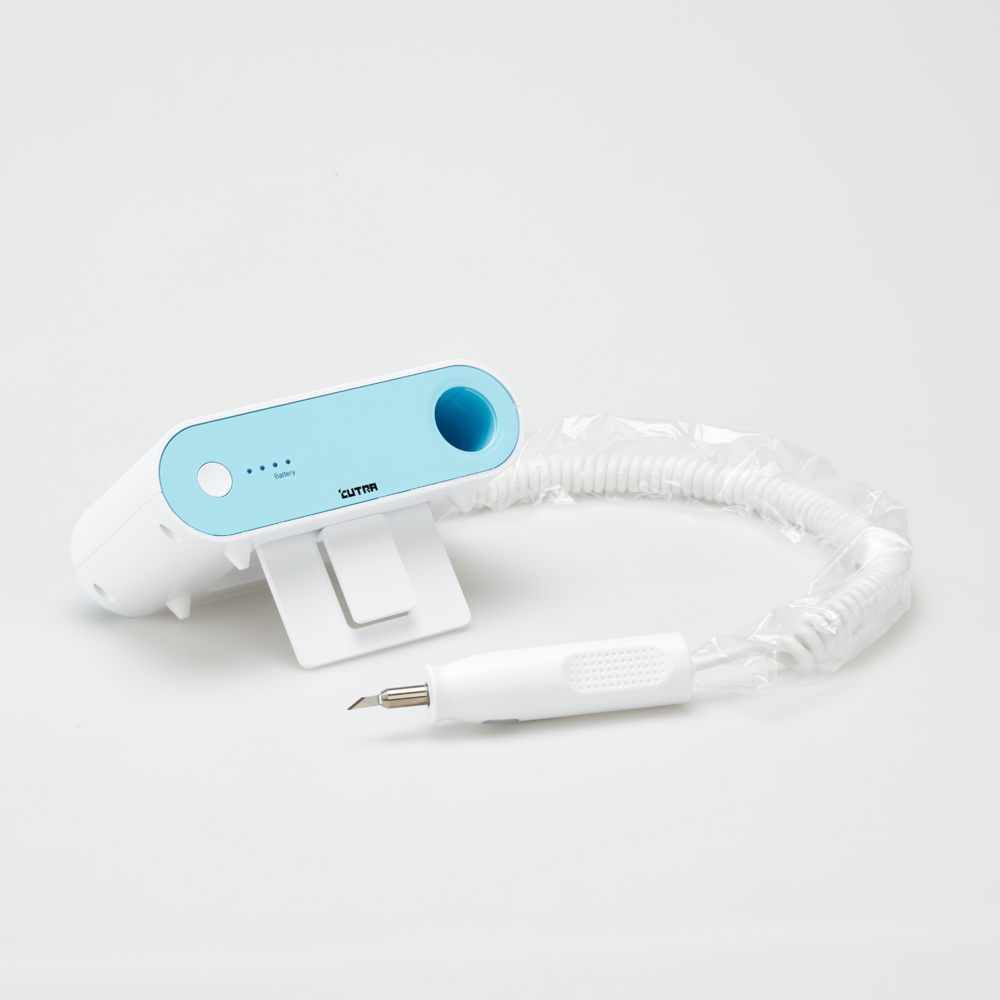 Ultrasonic cutter, 40,000 vibrations per second WONDERCUTTER S(Dark Grey,  Light Blue) made in Kroea